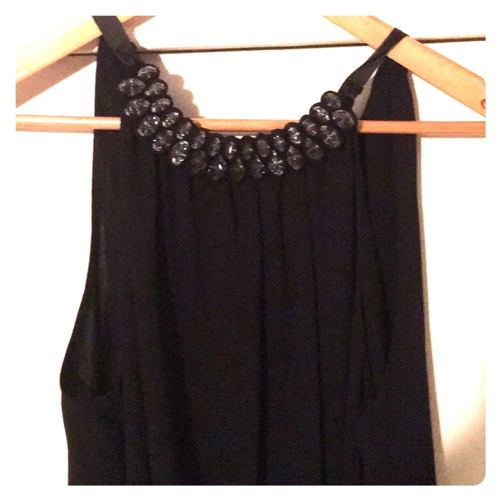 Black embellished blouse